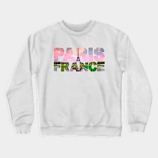 PARIS France - Sunset Glow over Trocadéro Gardens Crewneck Sweatshirt